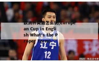 欧洲杯英语怎么说(European Cup in English What's the Proper Term)